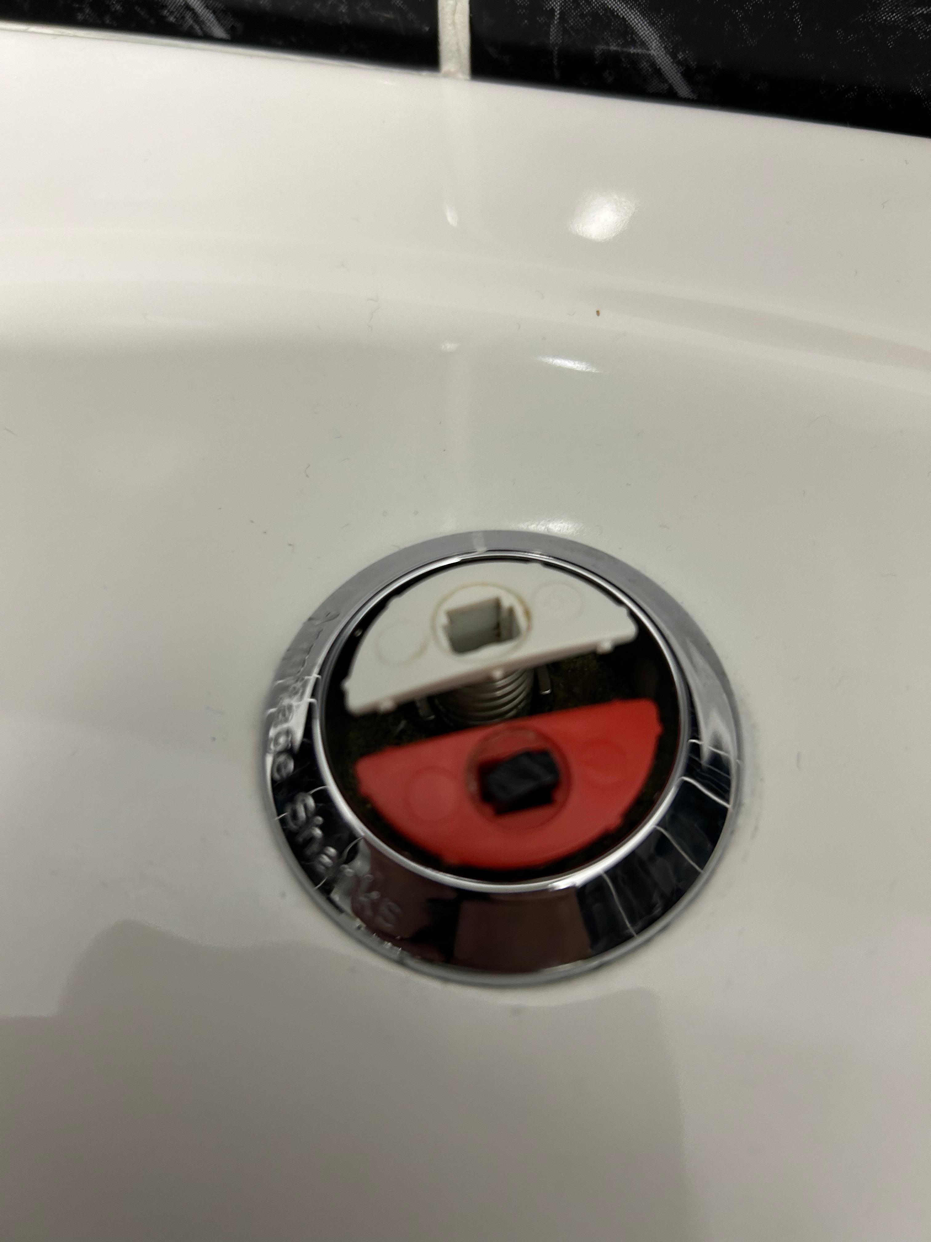 Even the toilet flush is broken 