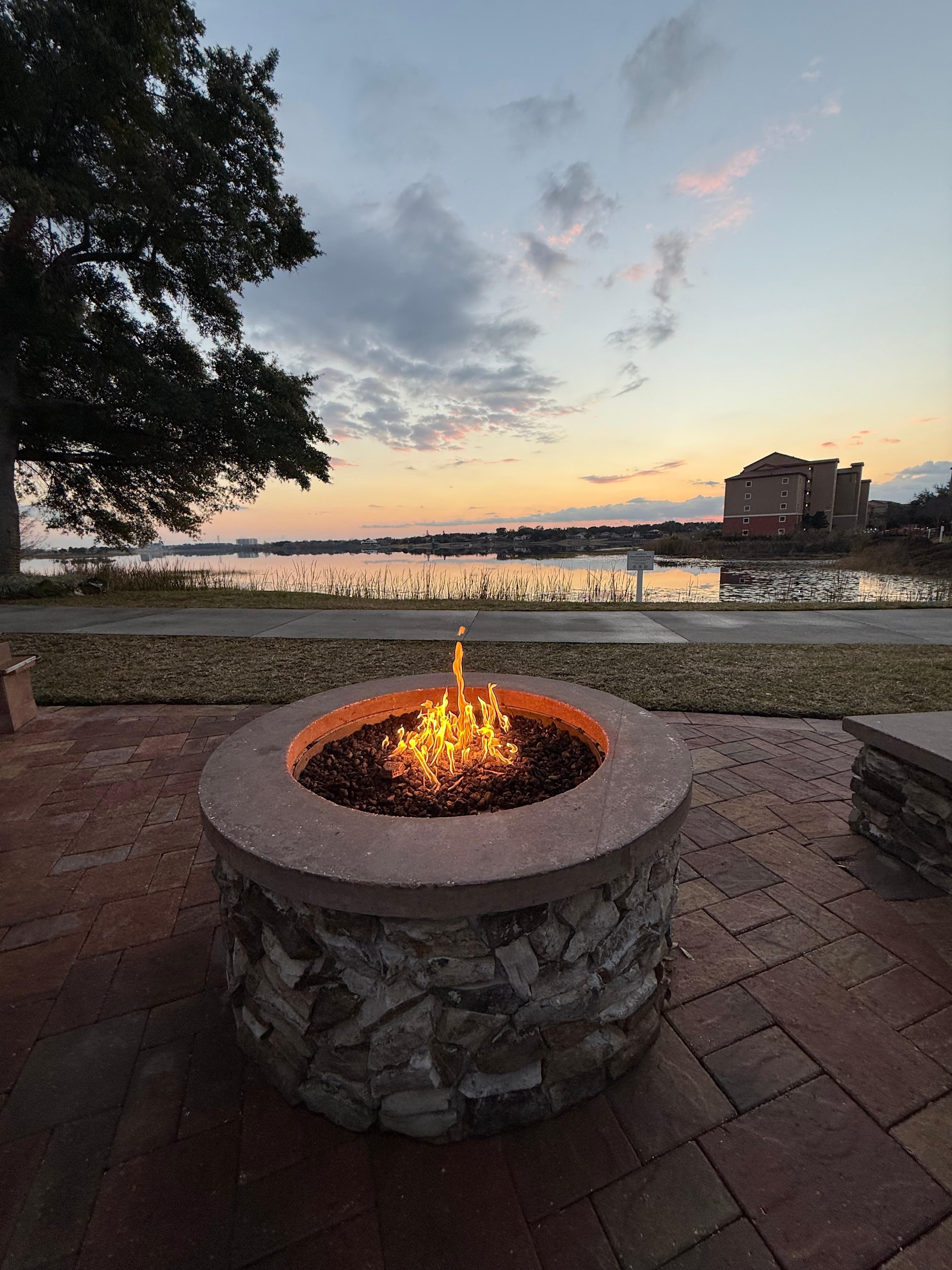 One of many fire pits