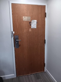Door is definitely worn