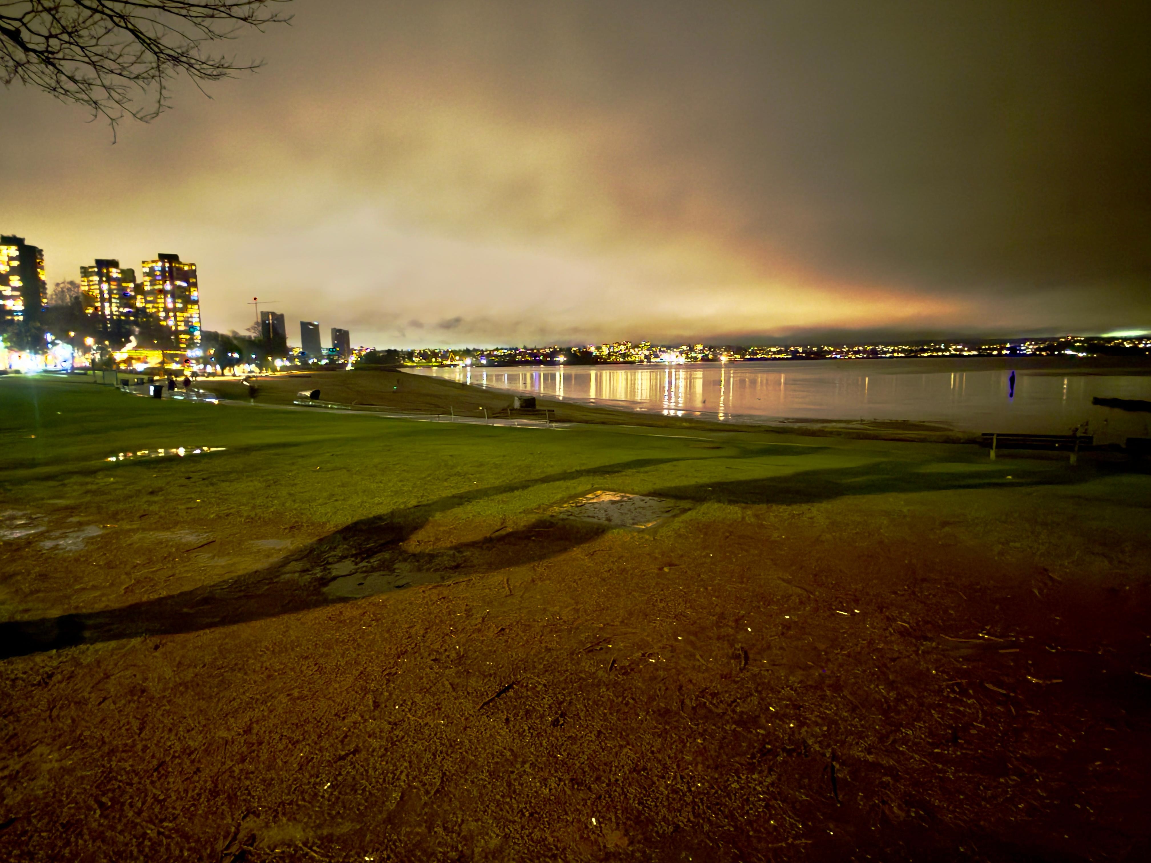 Night view from across the street