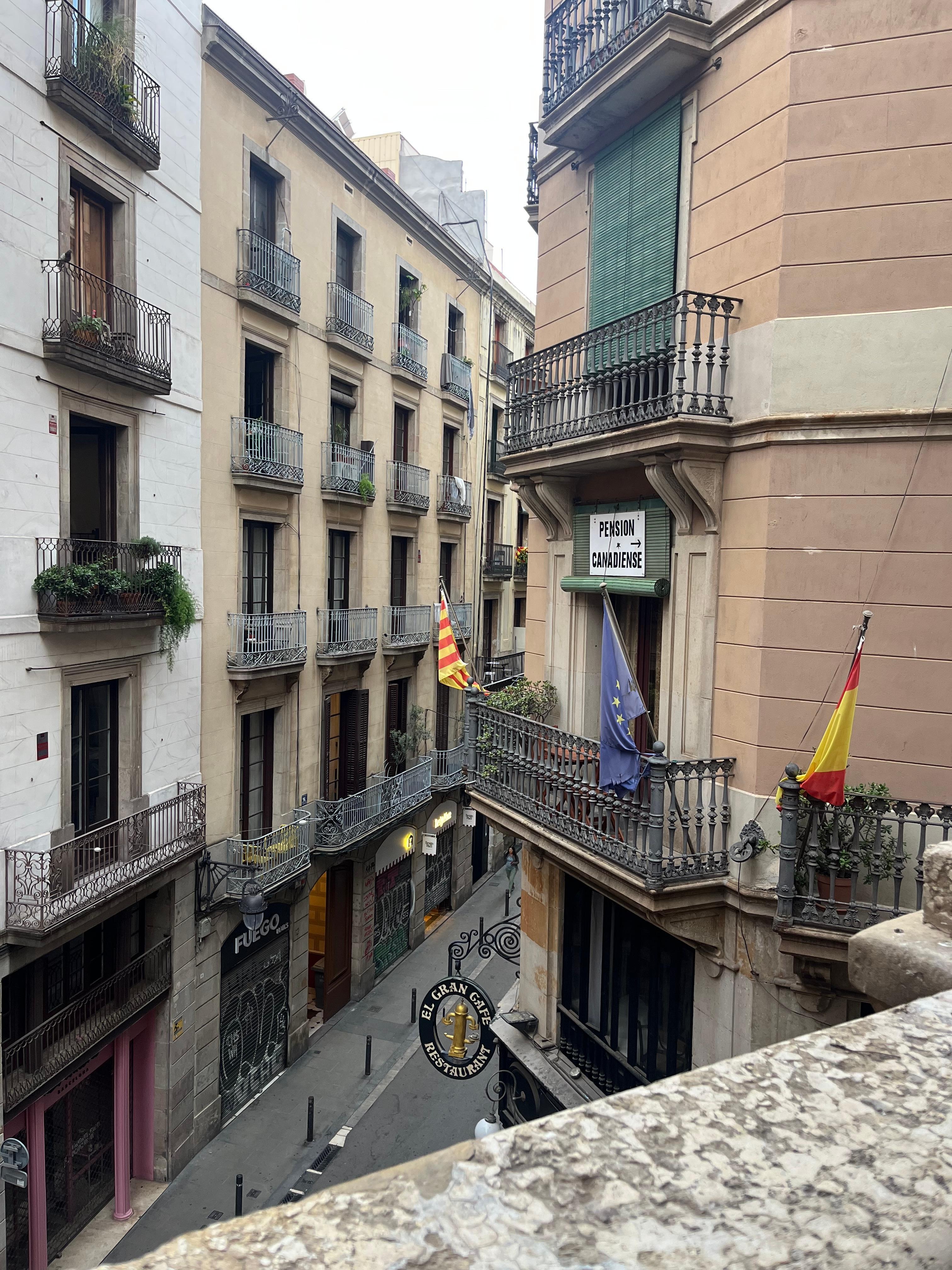 View from main balcony 