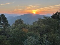 Morning view from the deck.