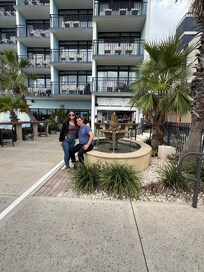 In front of hotel