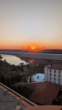 Sunset from the rooftop