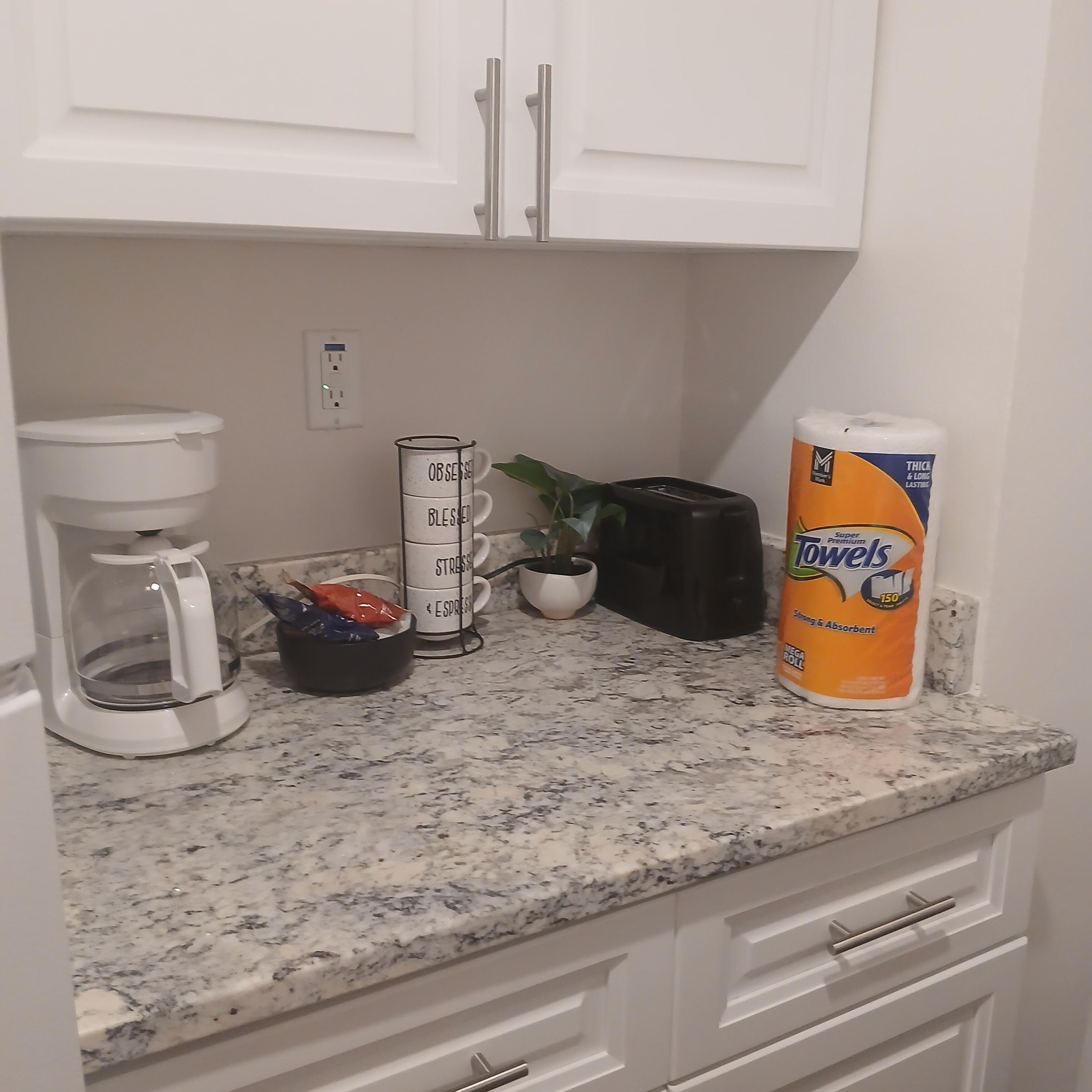 Kitchenette counter