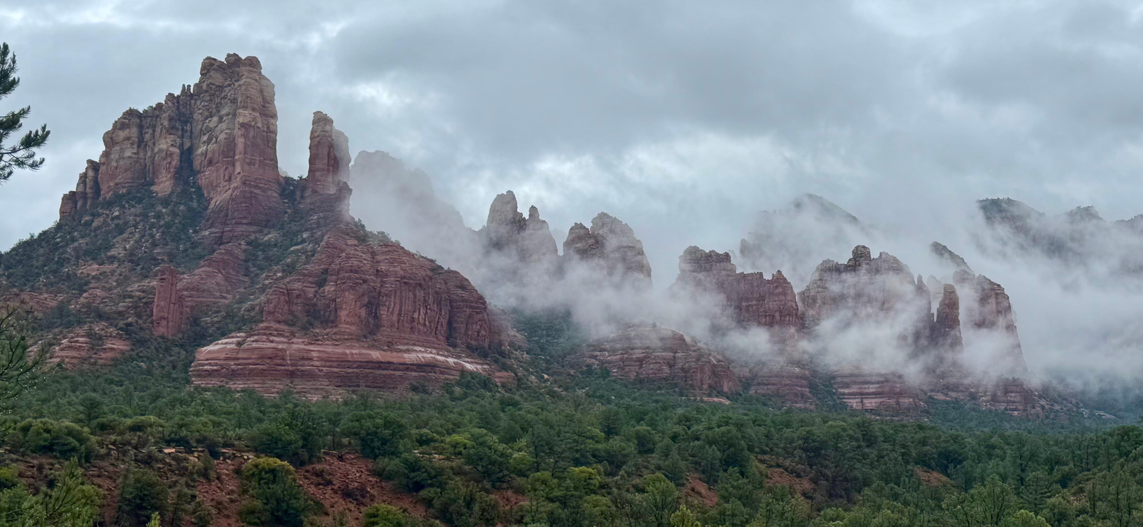 Looking off the porch. 