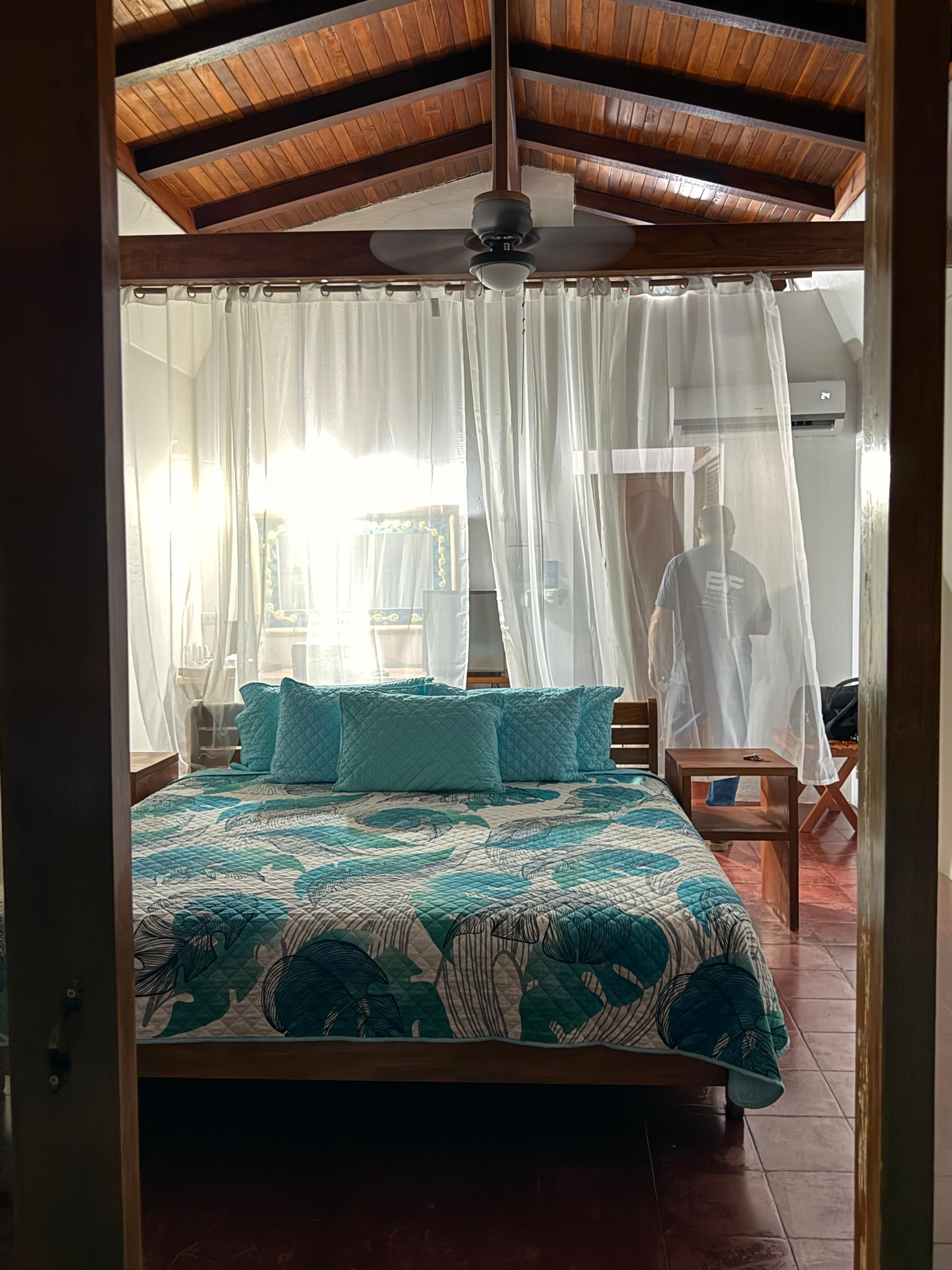 View of our room standing on the balcony. 