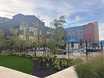 Outside pool area.