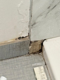 Mildew and cracked floors
