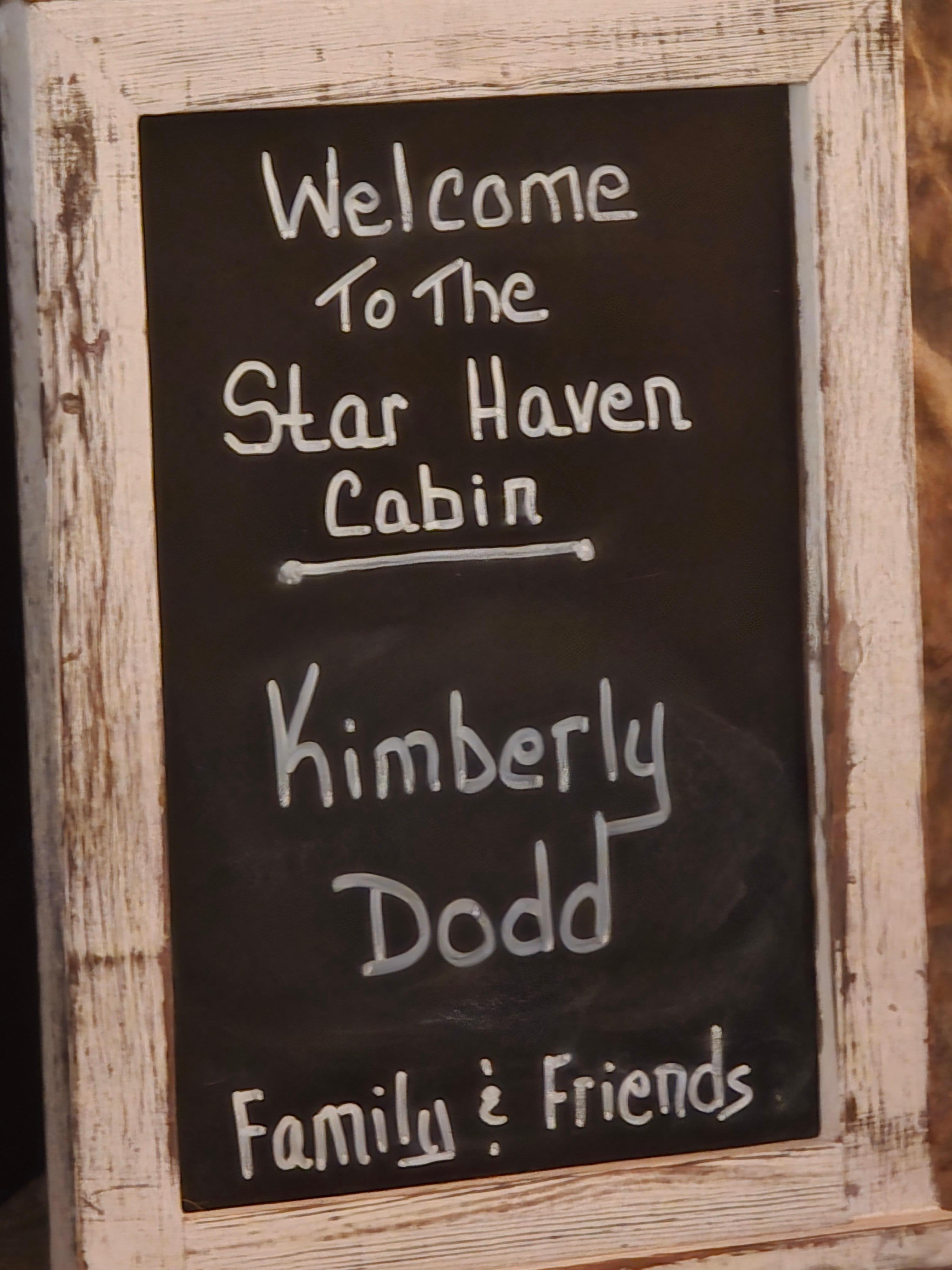 Welcome sign was a nice touch