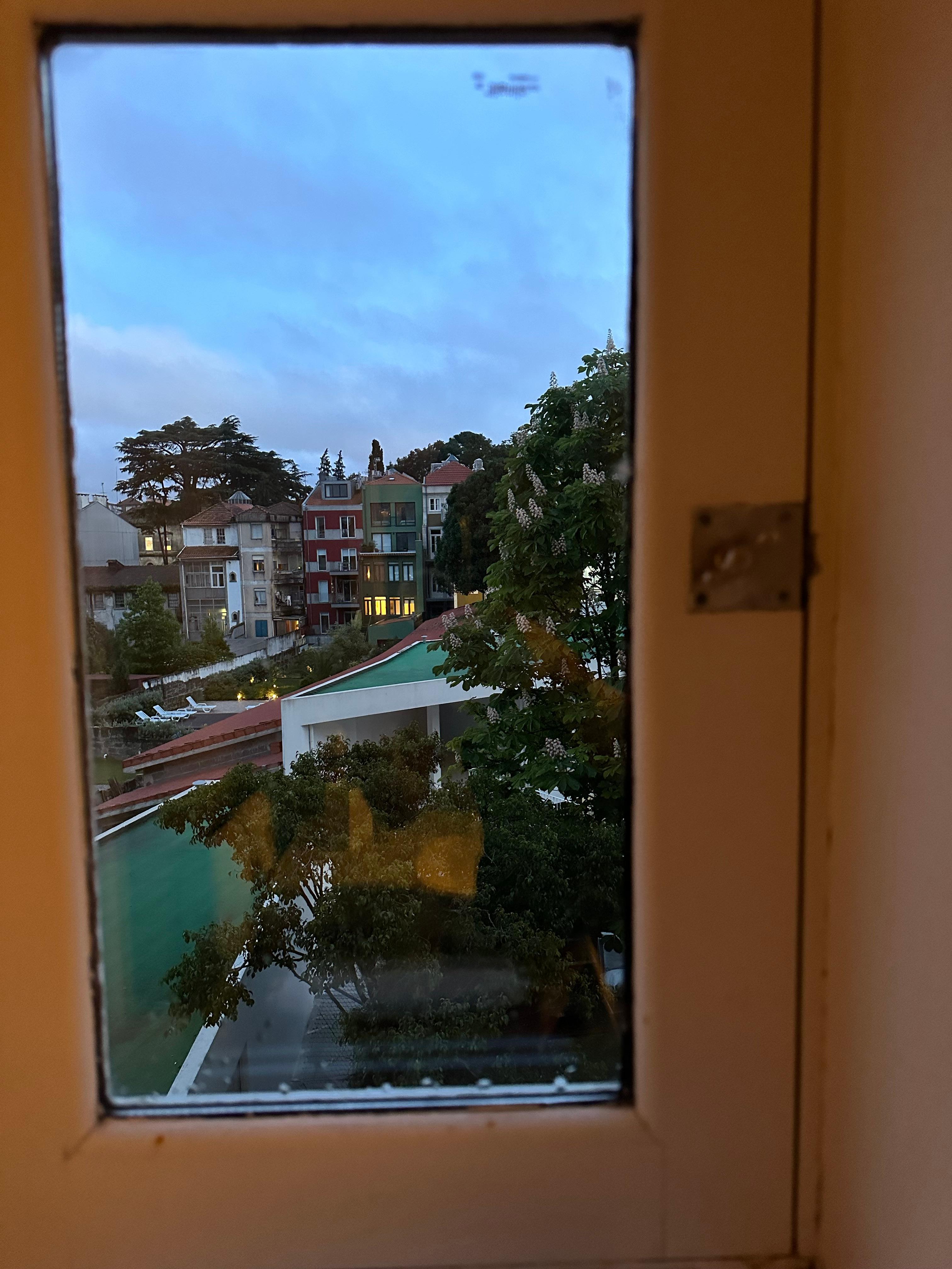 View from the bathroom 