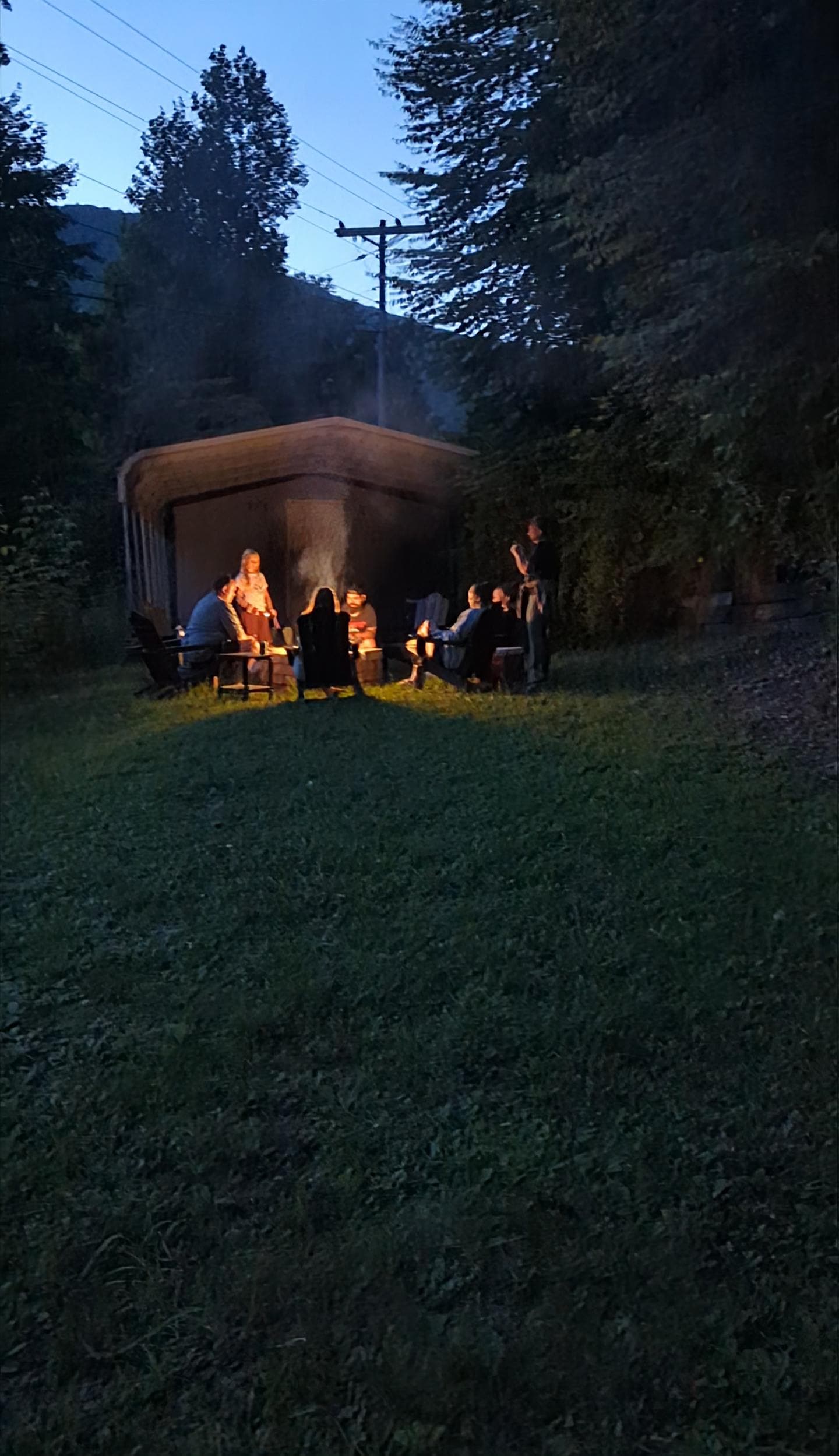 The fire pit