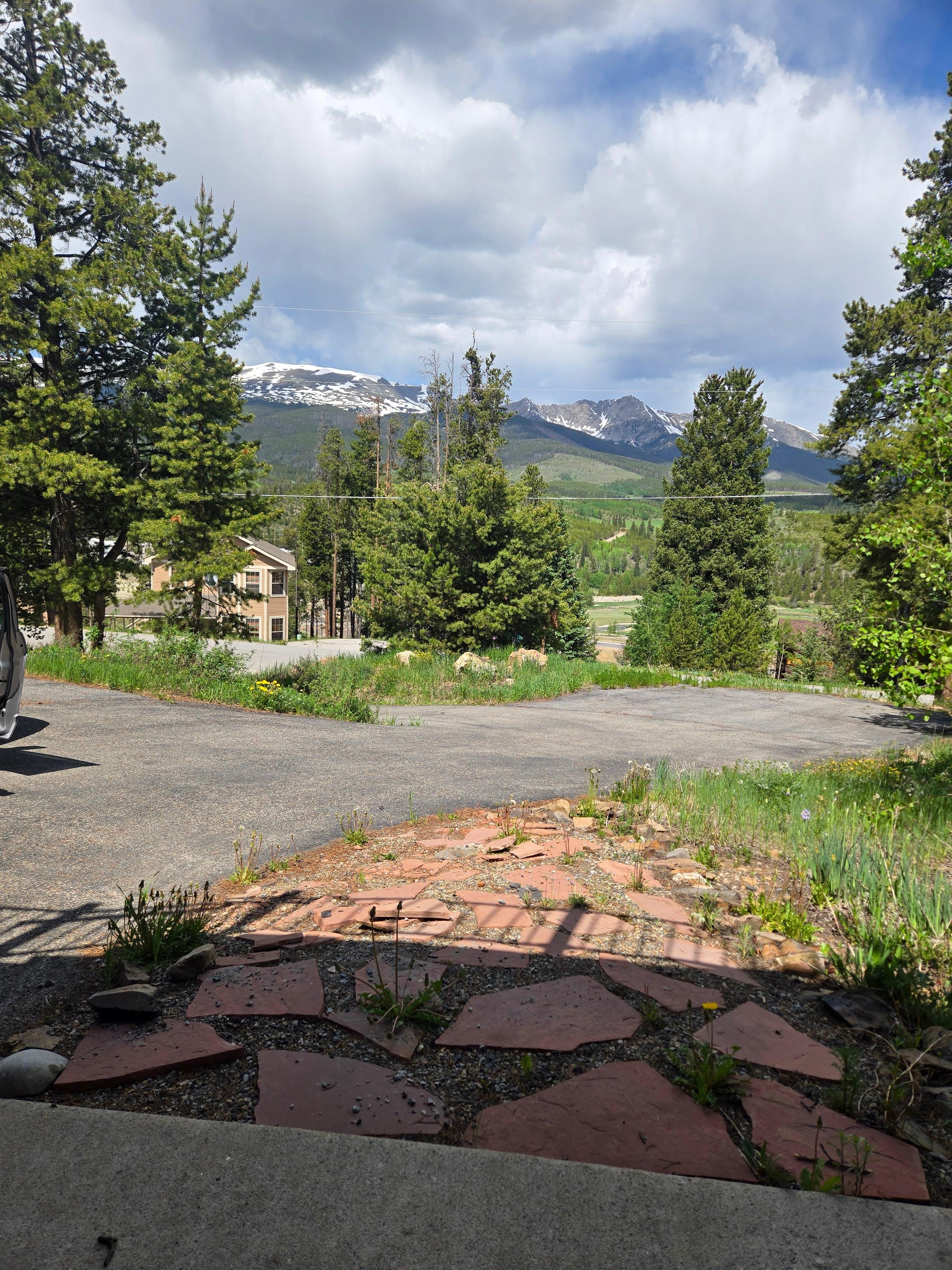 View from the 1st floor front door patio