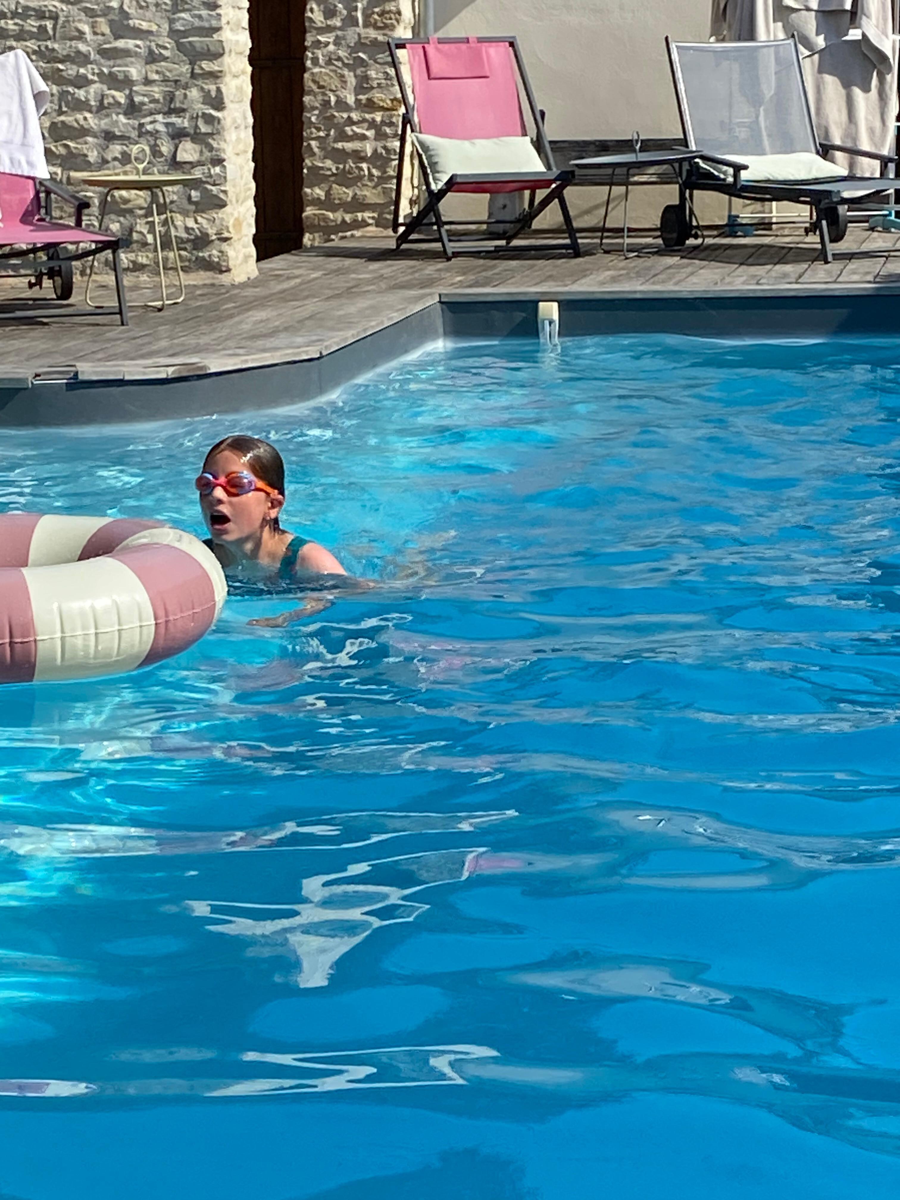 The pool was a great success with all the family