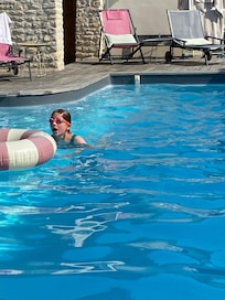 The pool was a great success with all the family