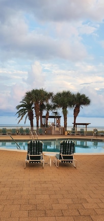The pool is nice