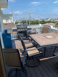 Beautiful deck with gas grill