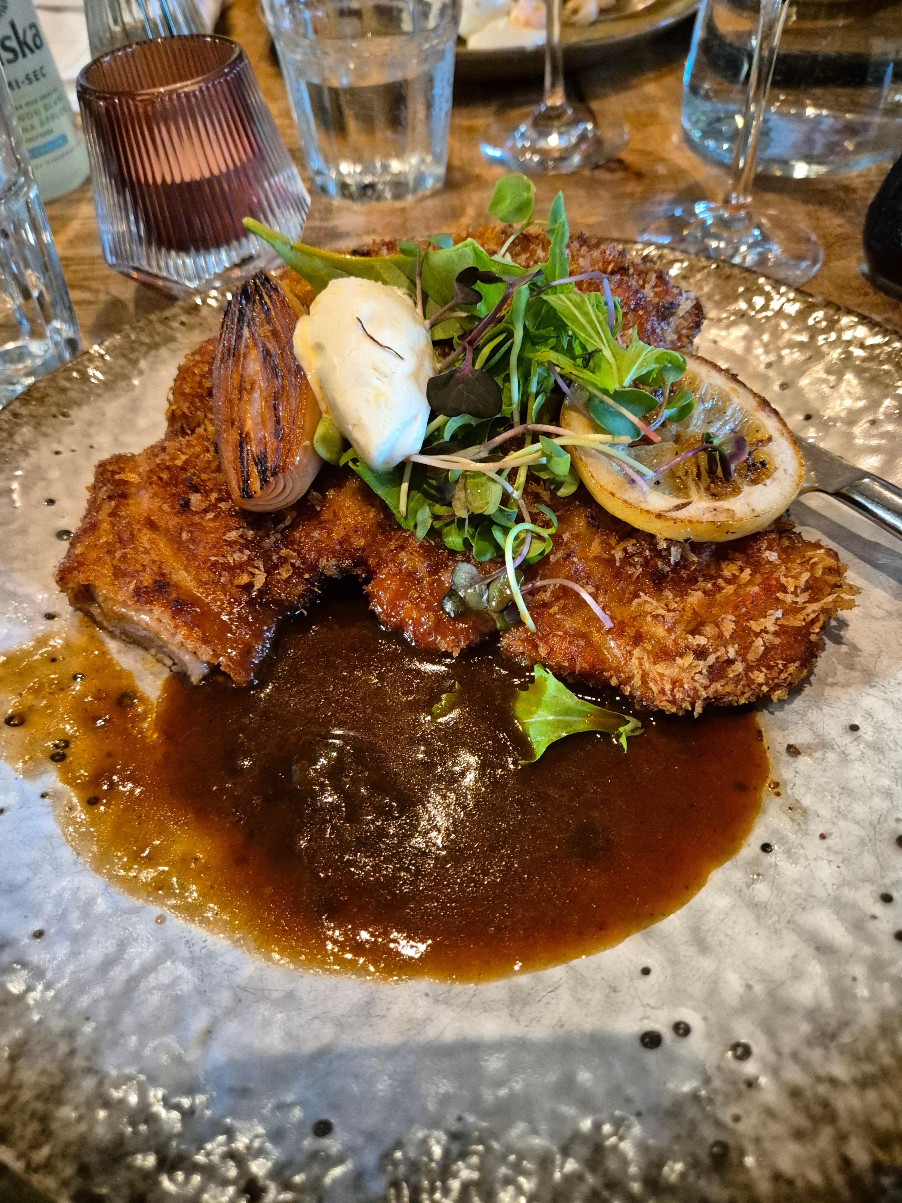 Godaste schnitzeln jag ätit på länge