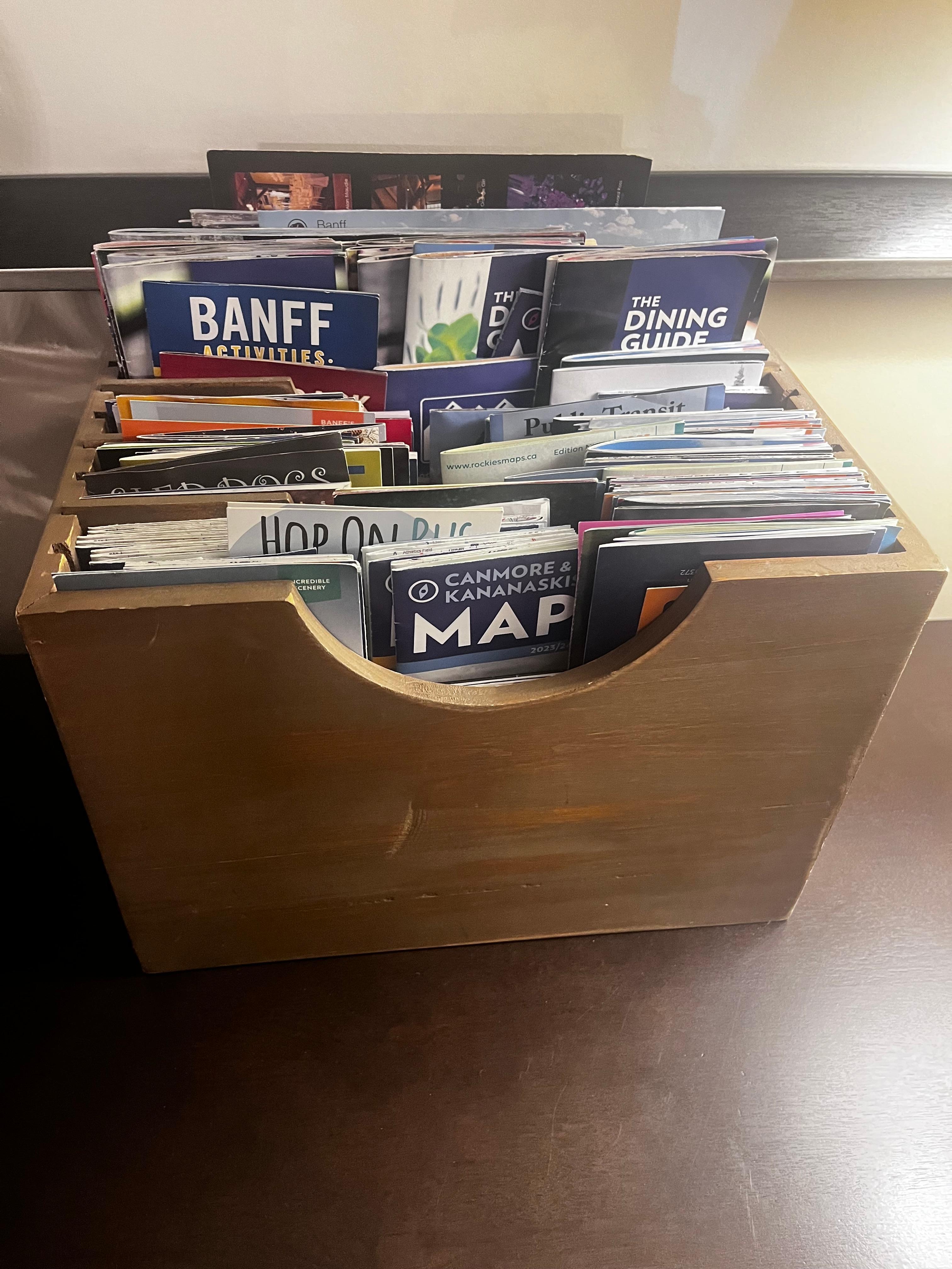 Pamphlets if you are new to Cannmore.