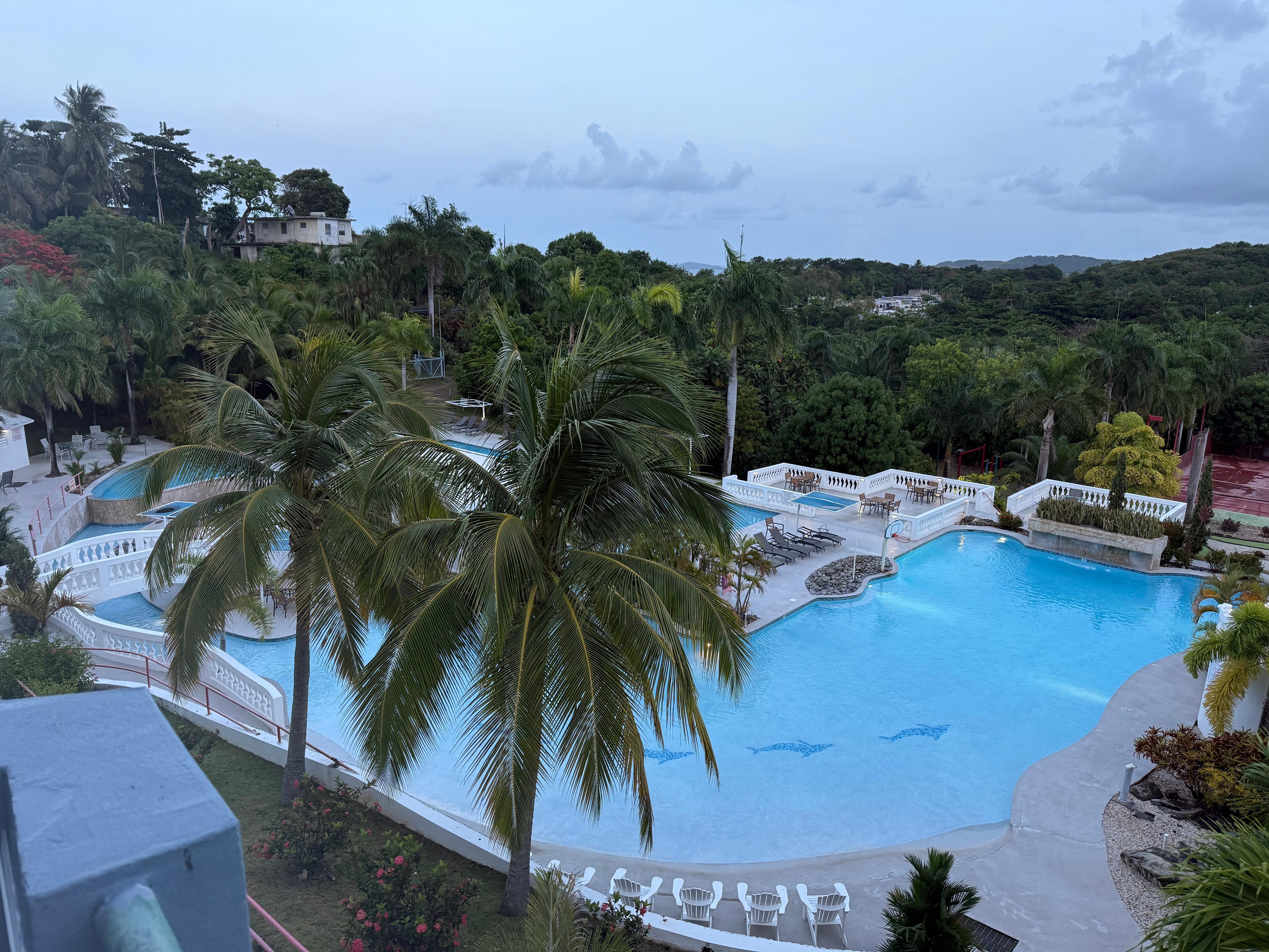 One of the pools