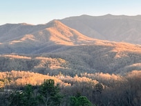 Beautiful sunrise view from back deck.