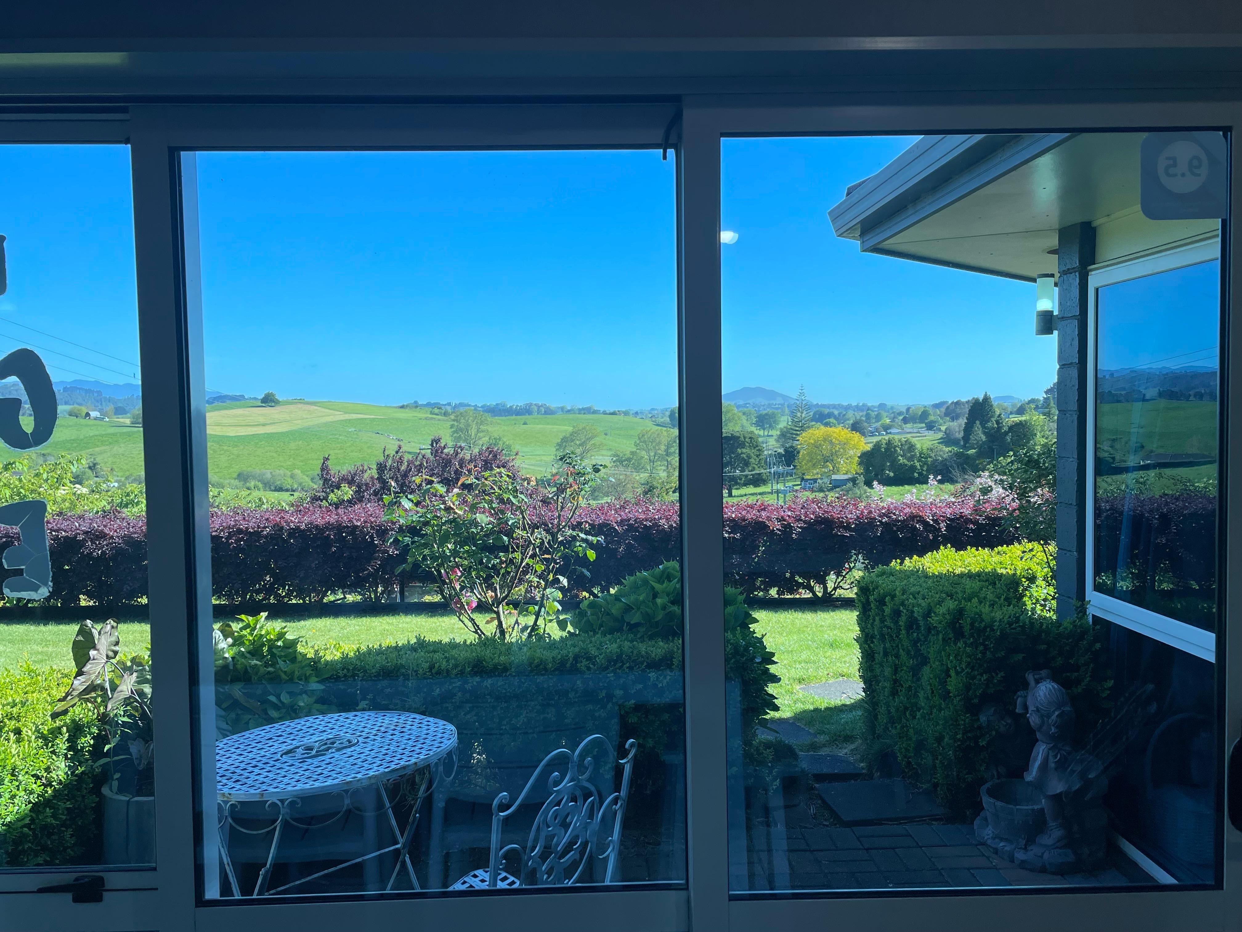 View from breakfast room