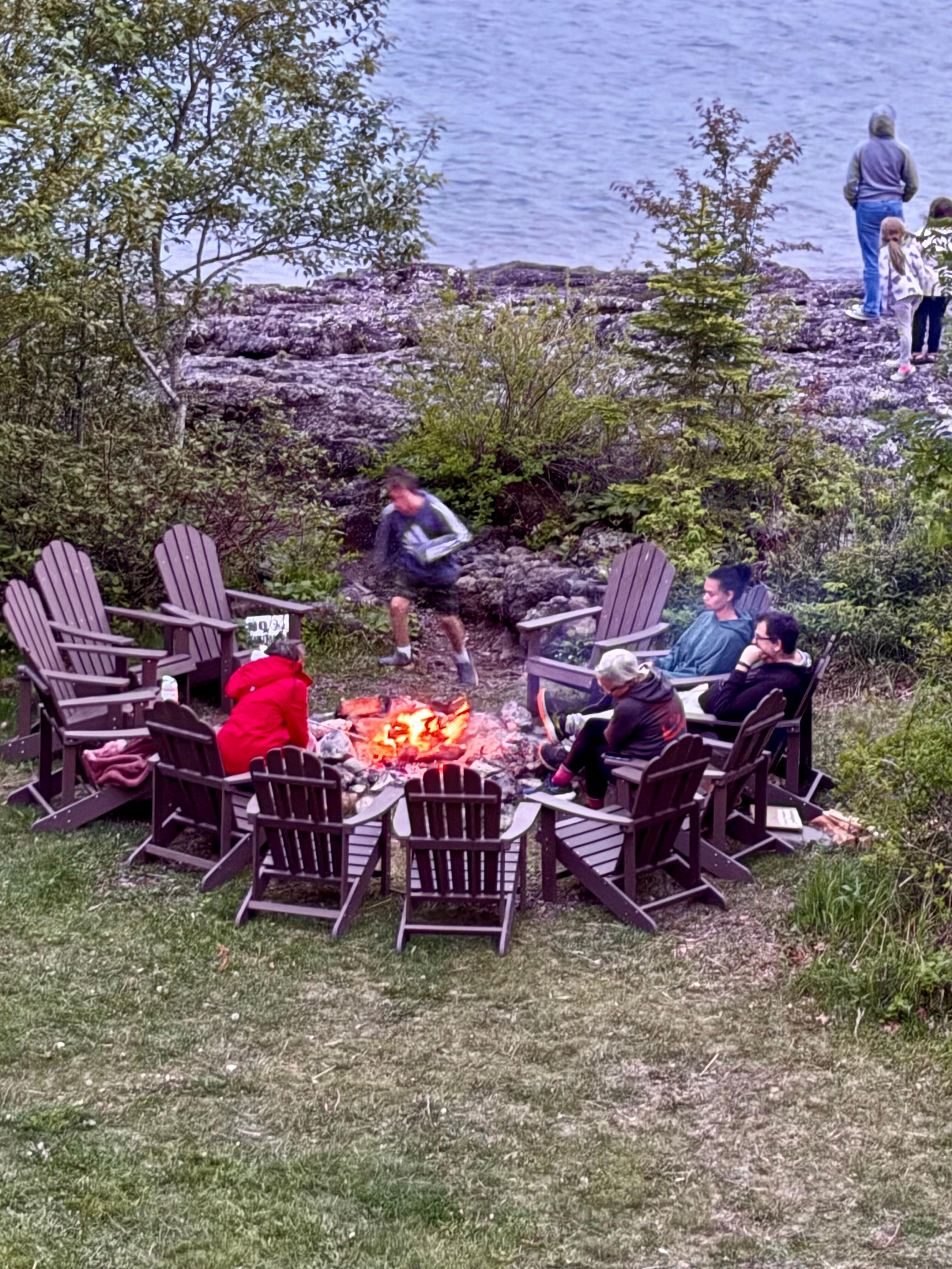 S’mores at the fire ring