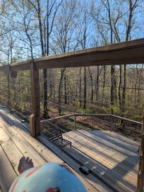 Some of the view from the master bedroom balcony