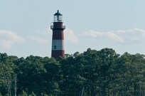 The marsh near the Refuge Inn provided good access to photographing the Assateague Island lighthouse.