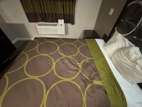 Burn holes all in the comforter,