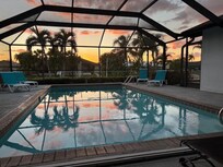 Beautiful view as the sun is setting!