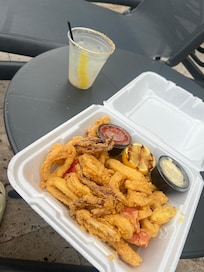 Lemon drop and Calamari