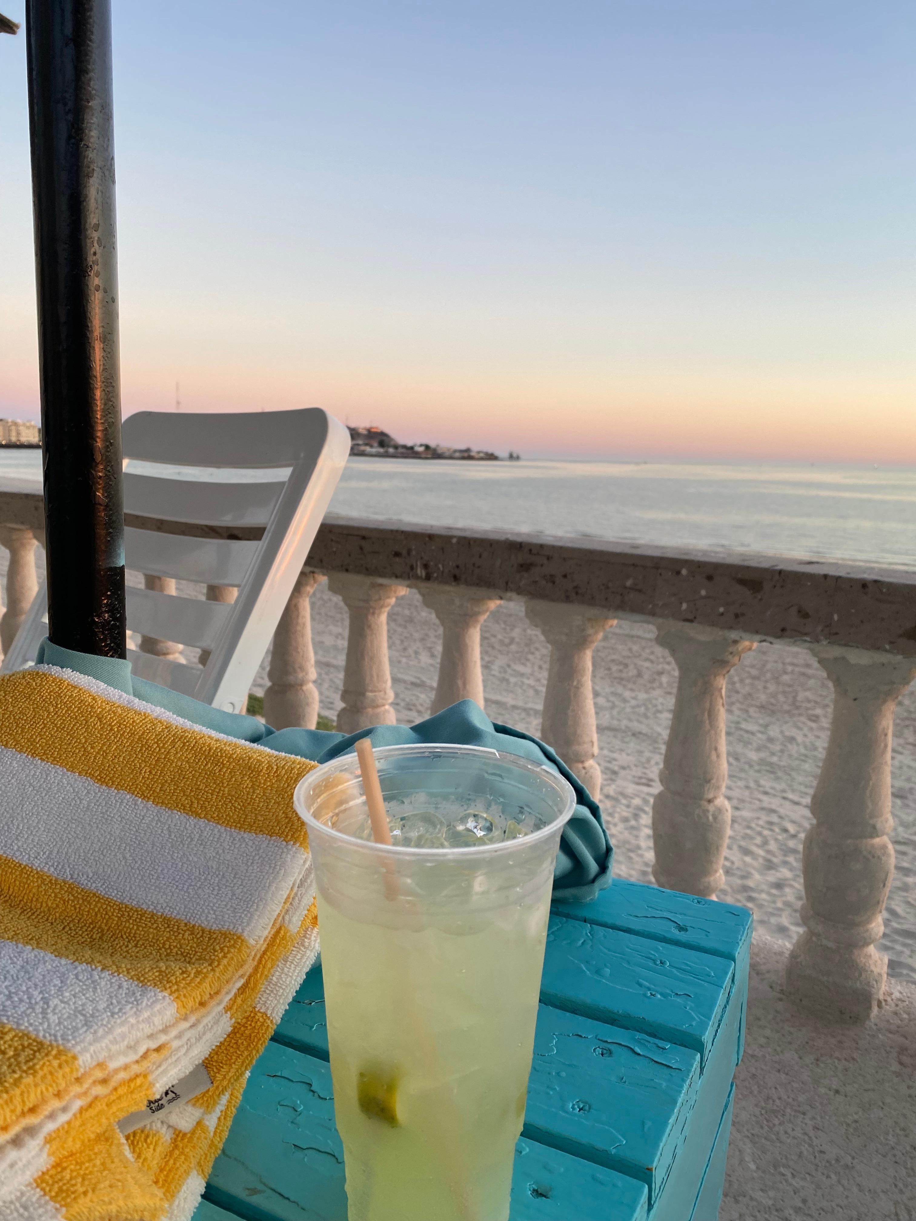 Margarita by the pool