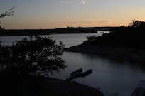 sunset from the house.