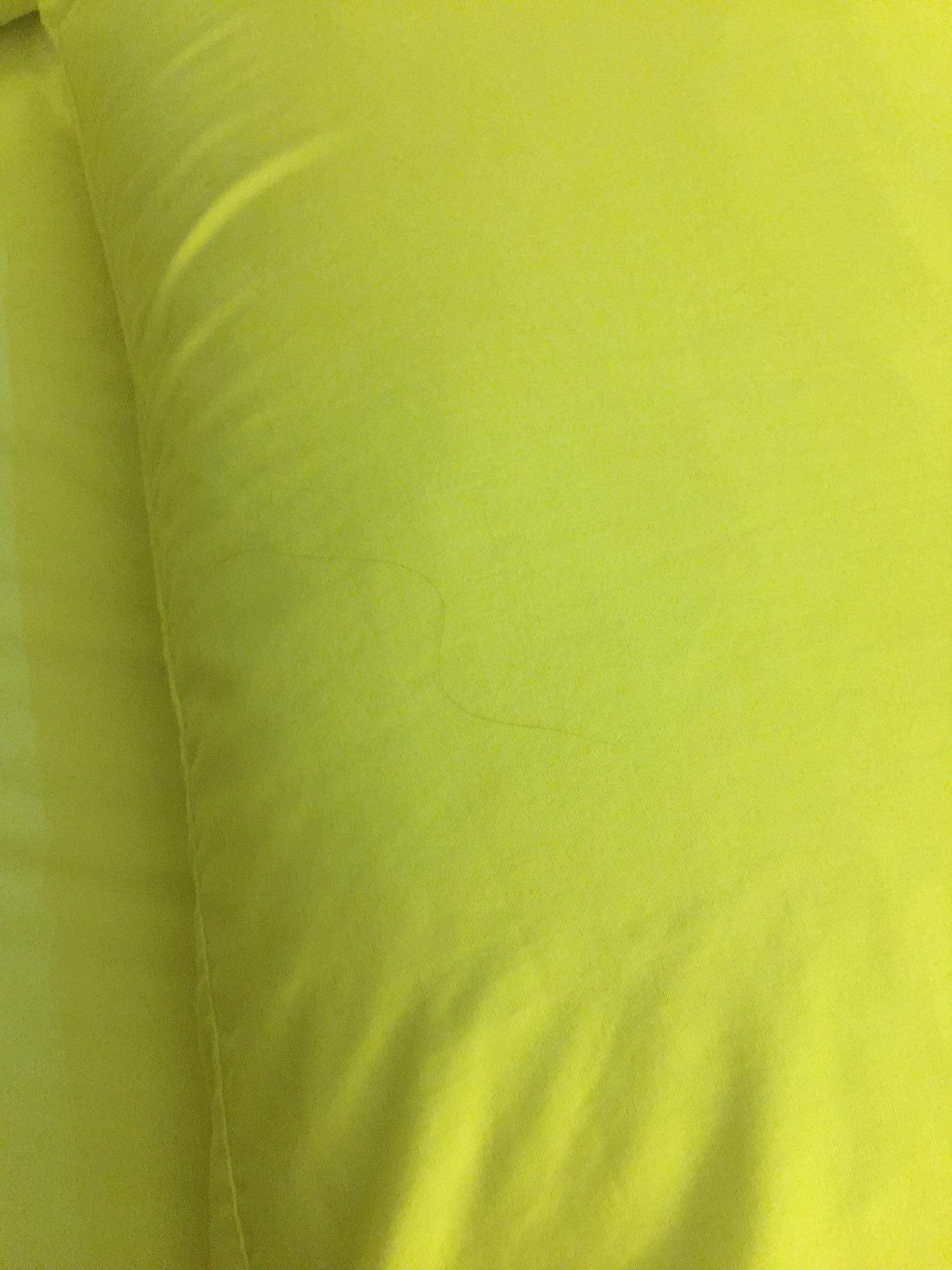 Stains on pillows