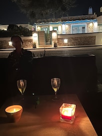 View from the beach table
