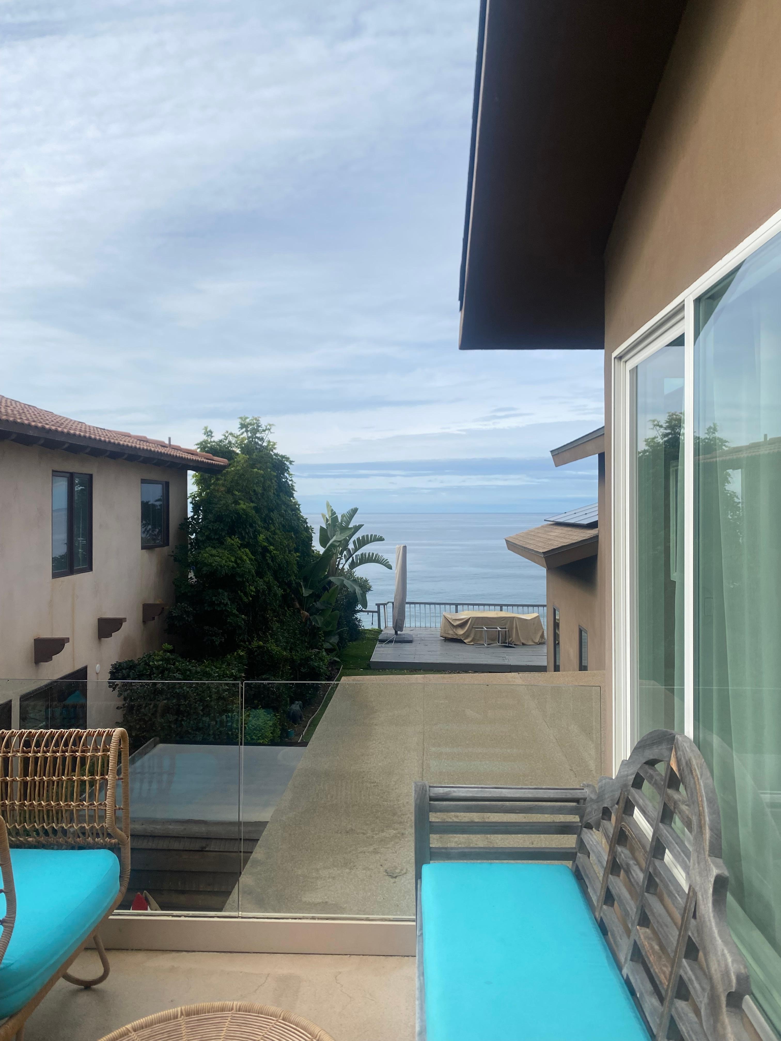 View from entry to unit