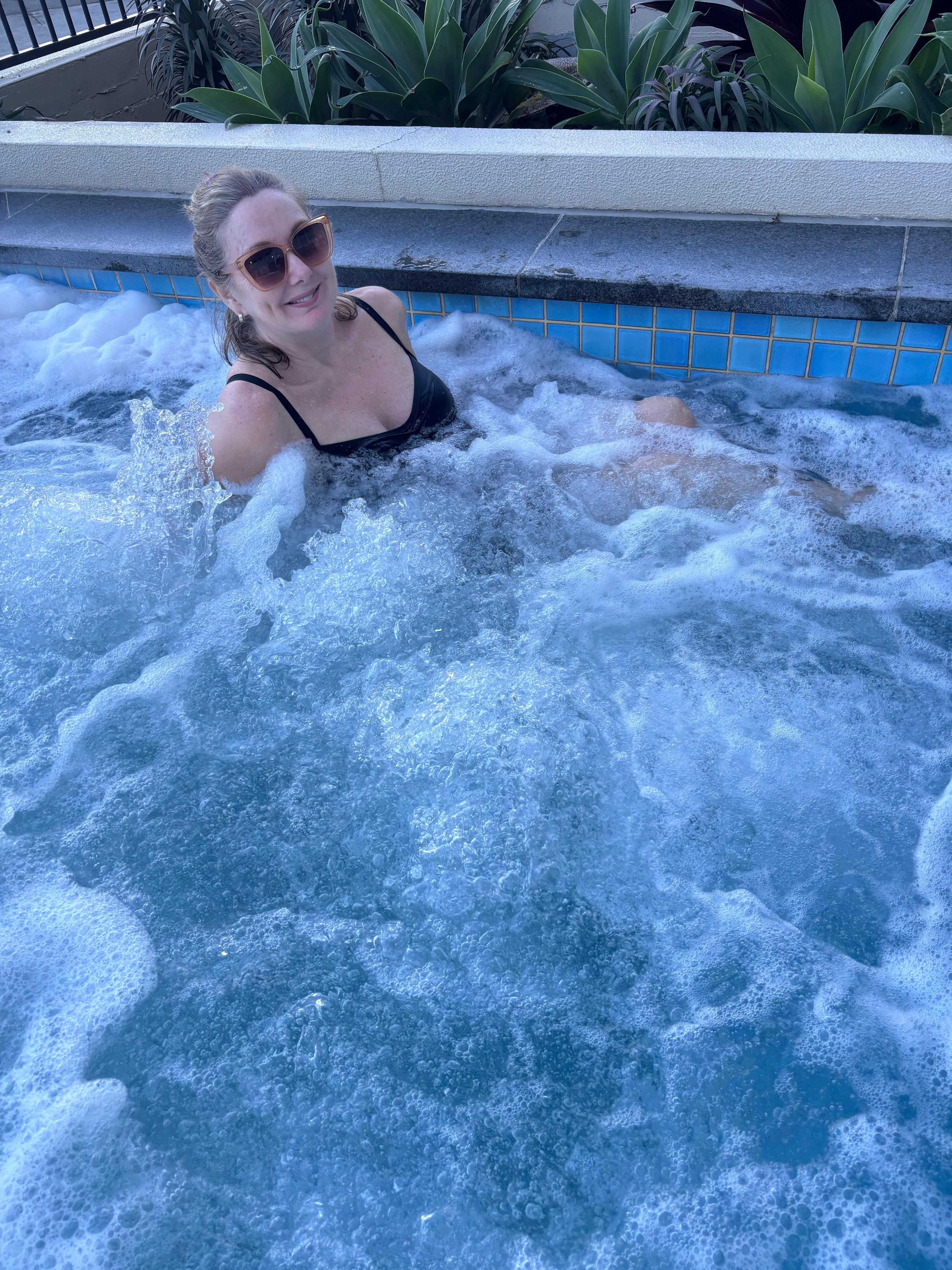 In the spa