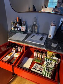 Best stocked mini bar!