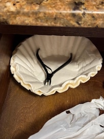 In kitchen drawer where you’d assume some cutlery would be…