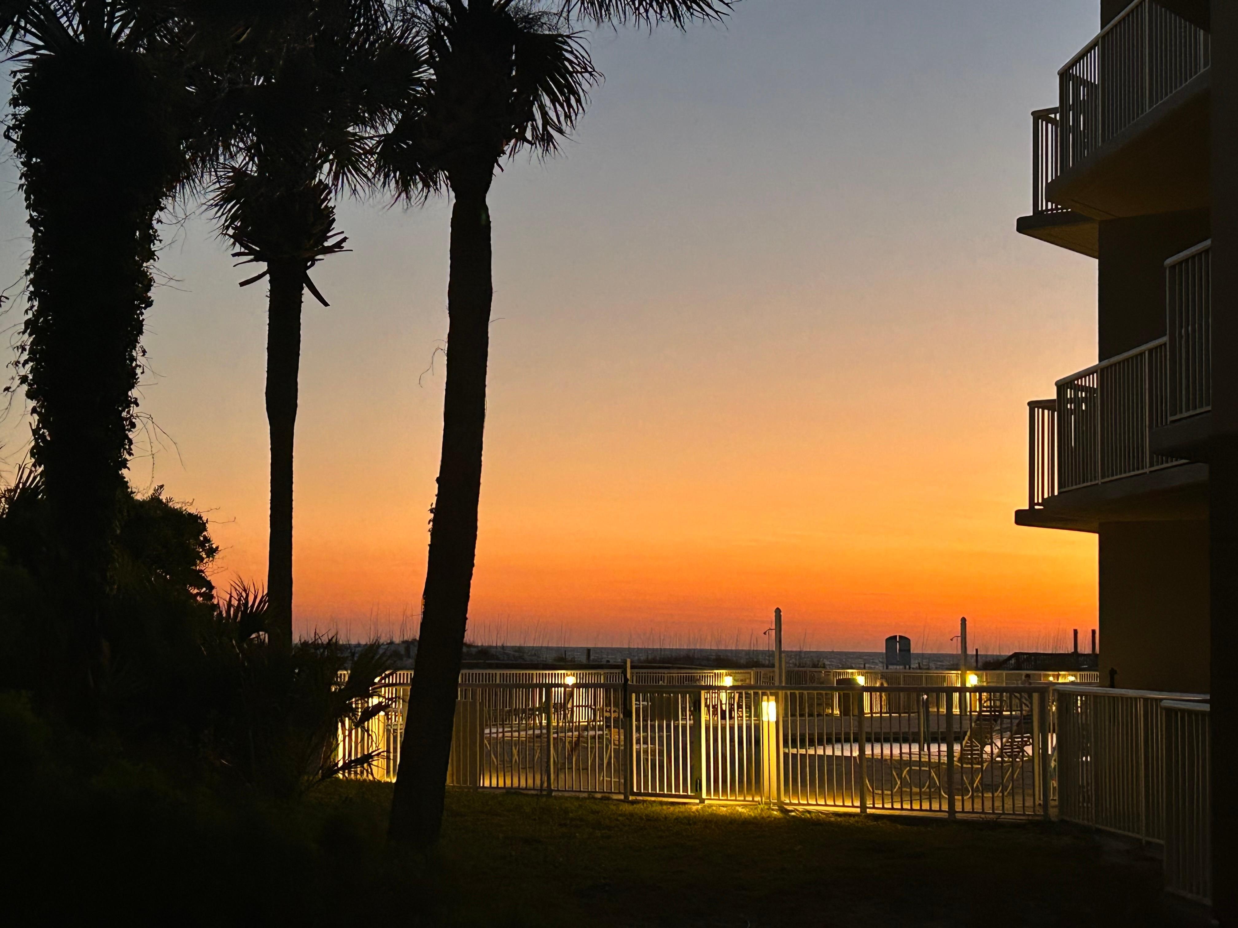 First night check in Sunset!!! 