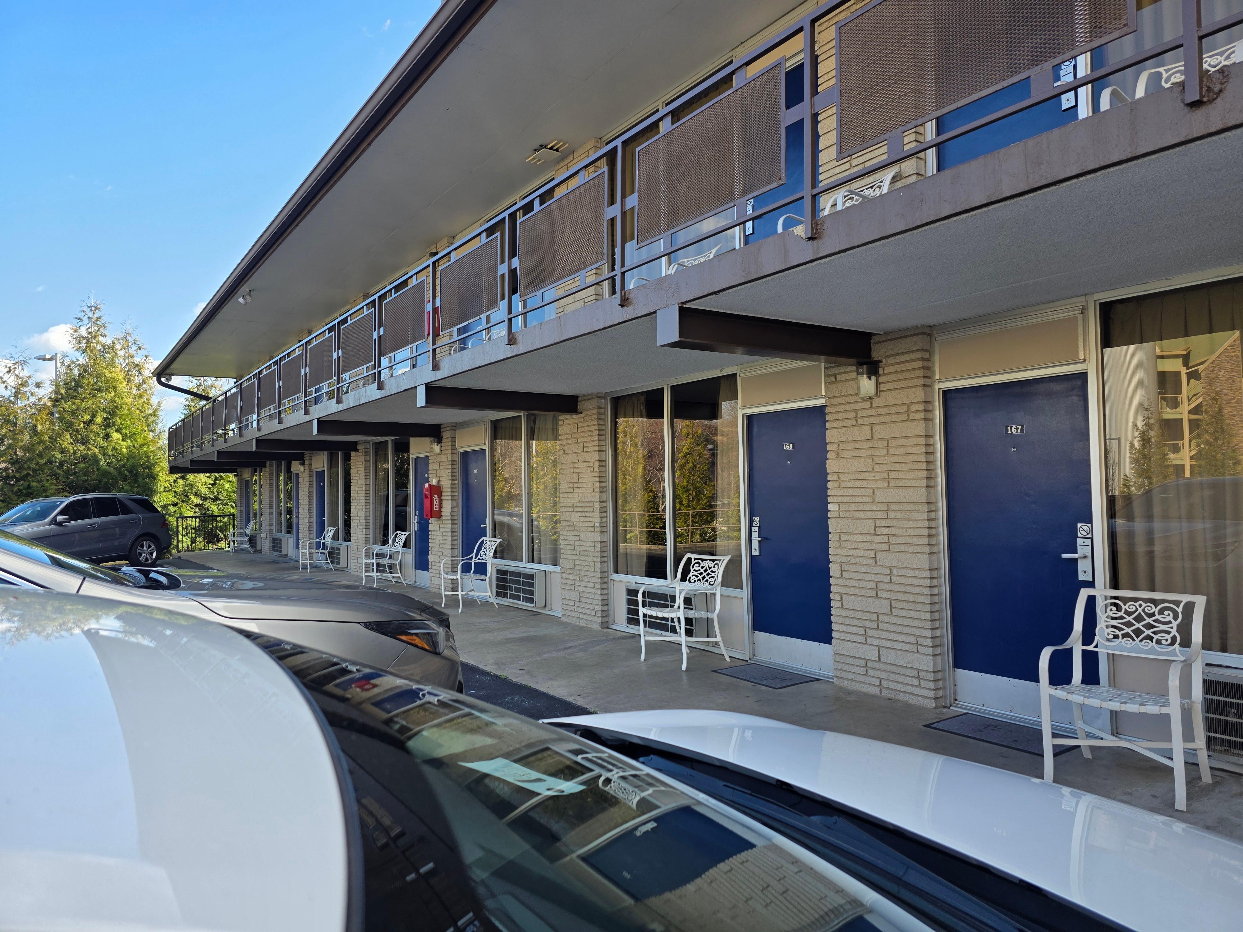 Outside of our room. This is across the street from the main hotel.