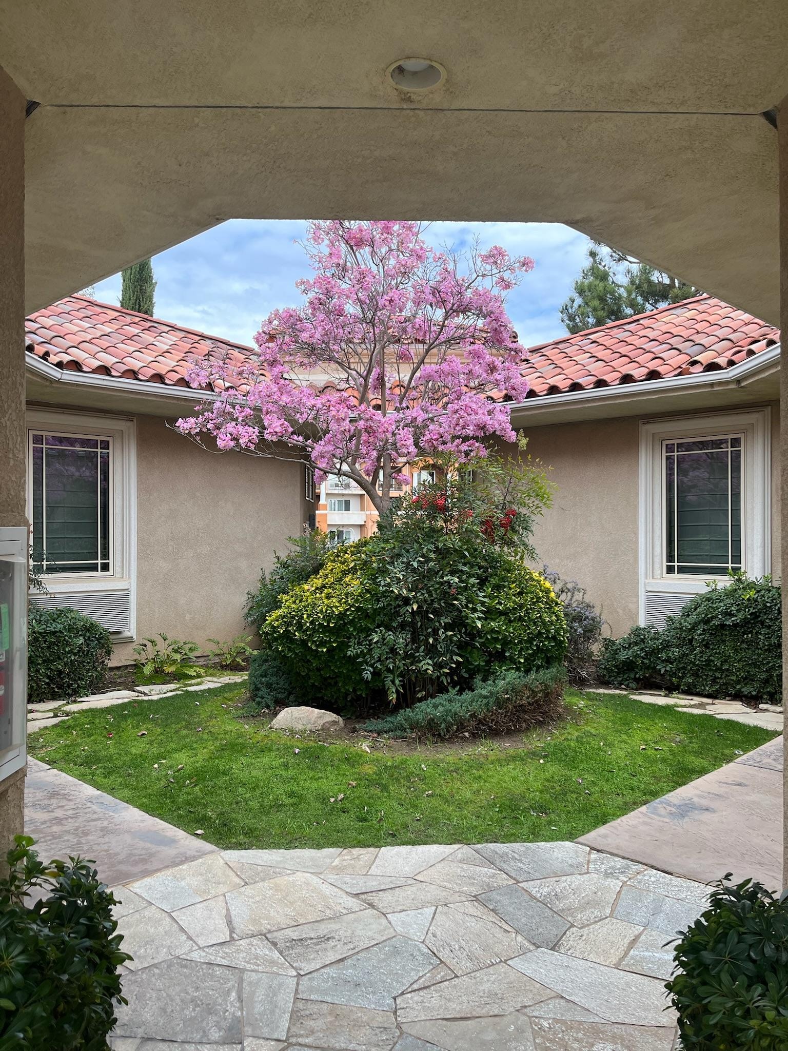Gorgeous landscaping.