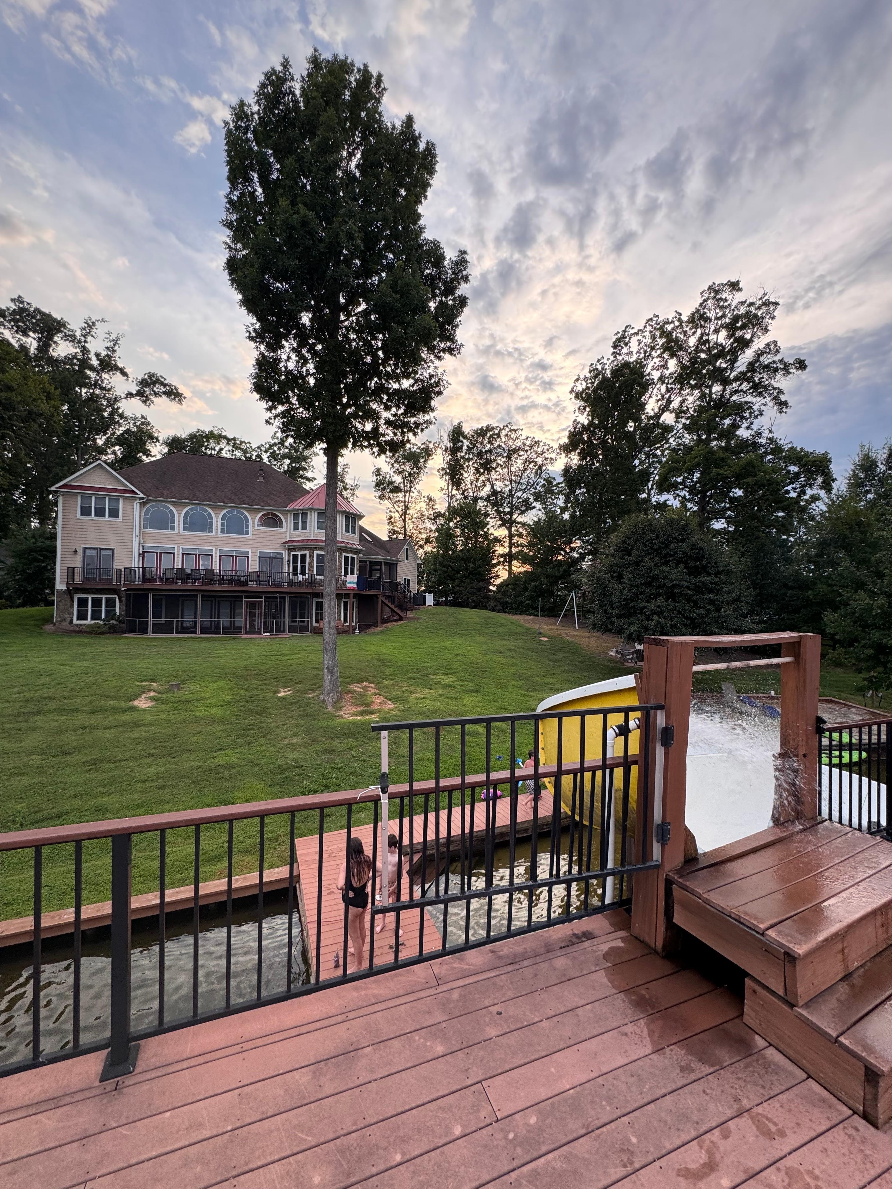 The slide was a huge bonus