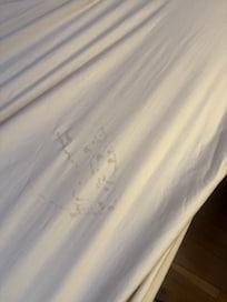 Stains on sheets
