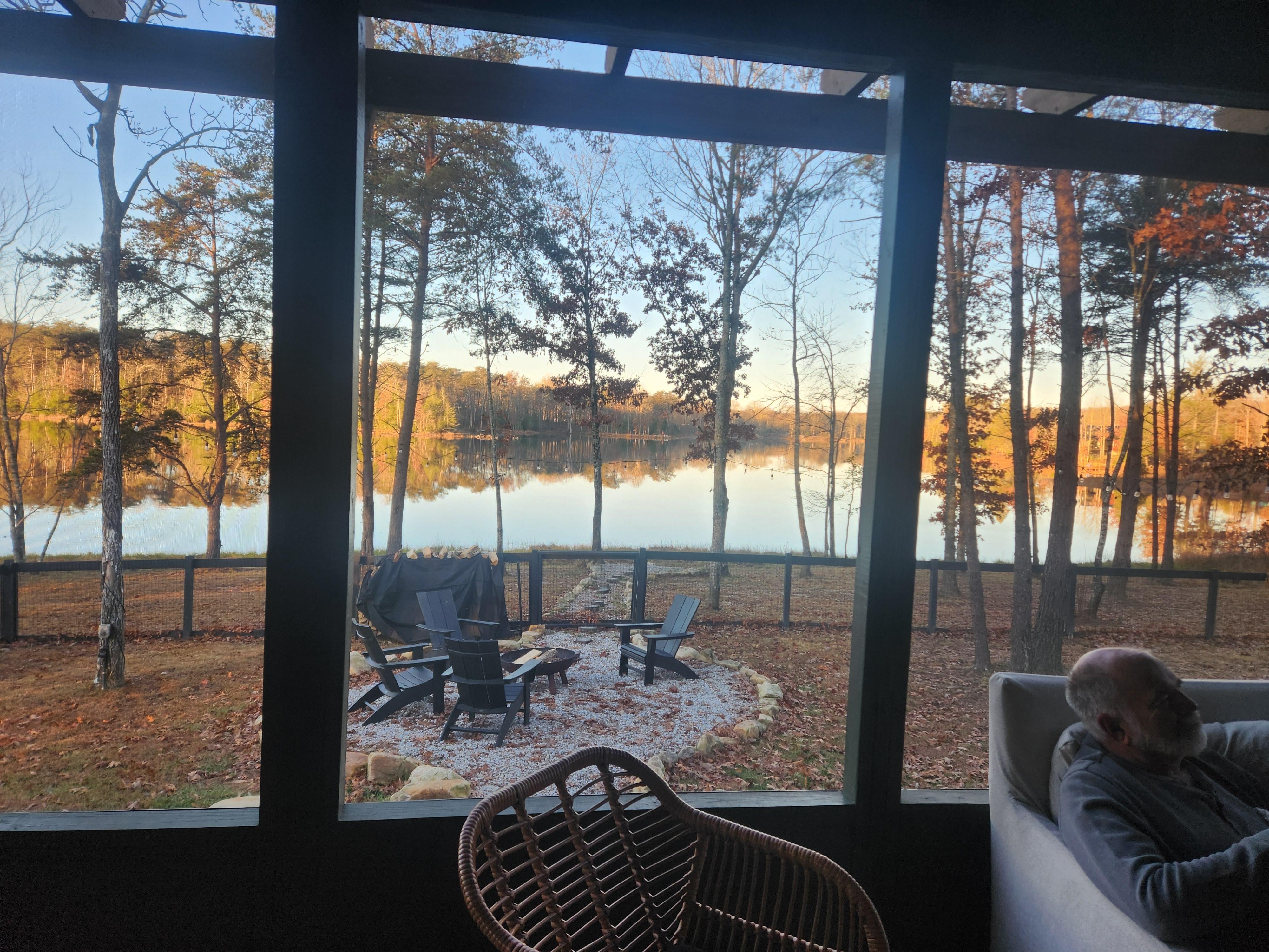 View from back porch 