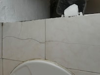 Bathroom wall