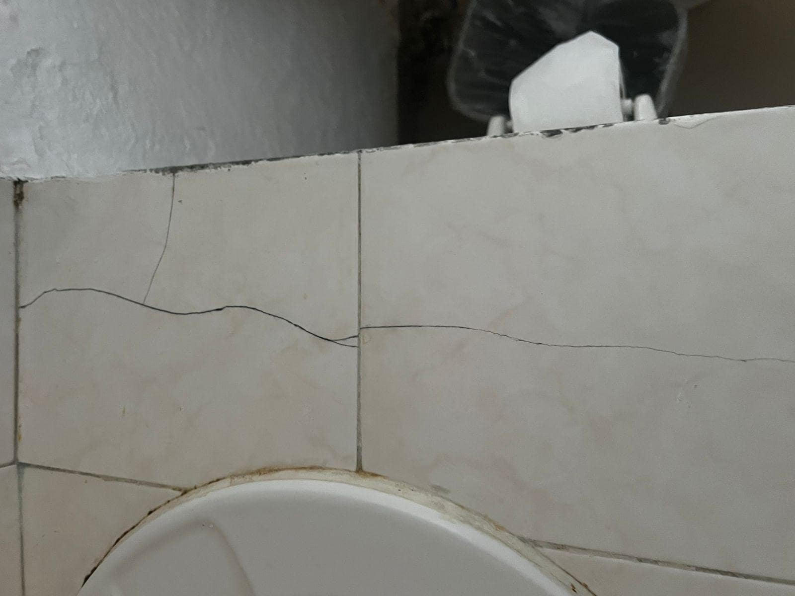 Bathroom wall