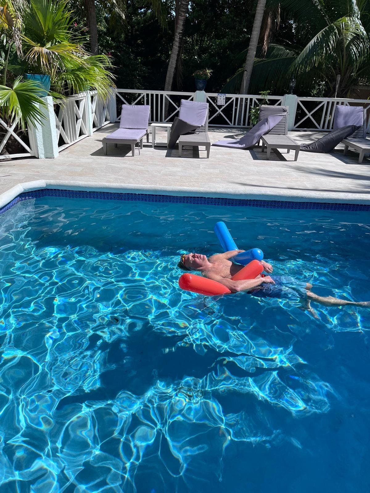 The pool was enjoyed by us all. 