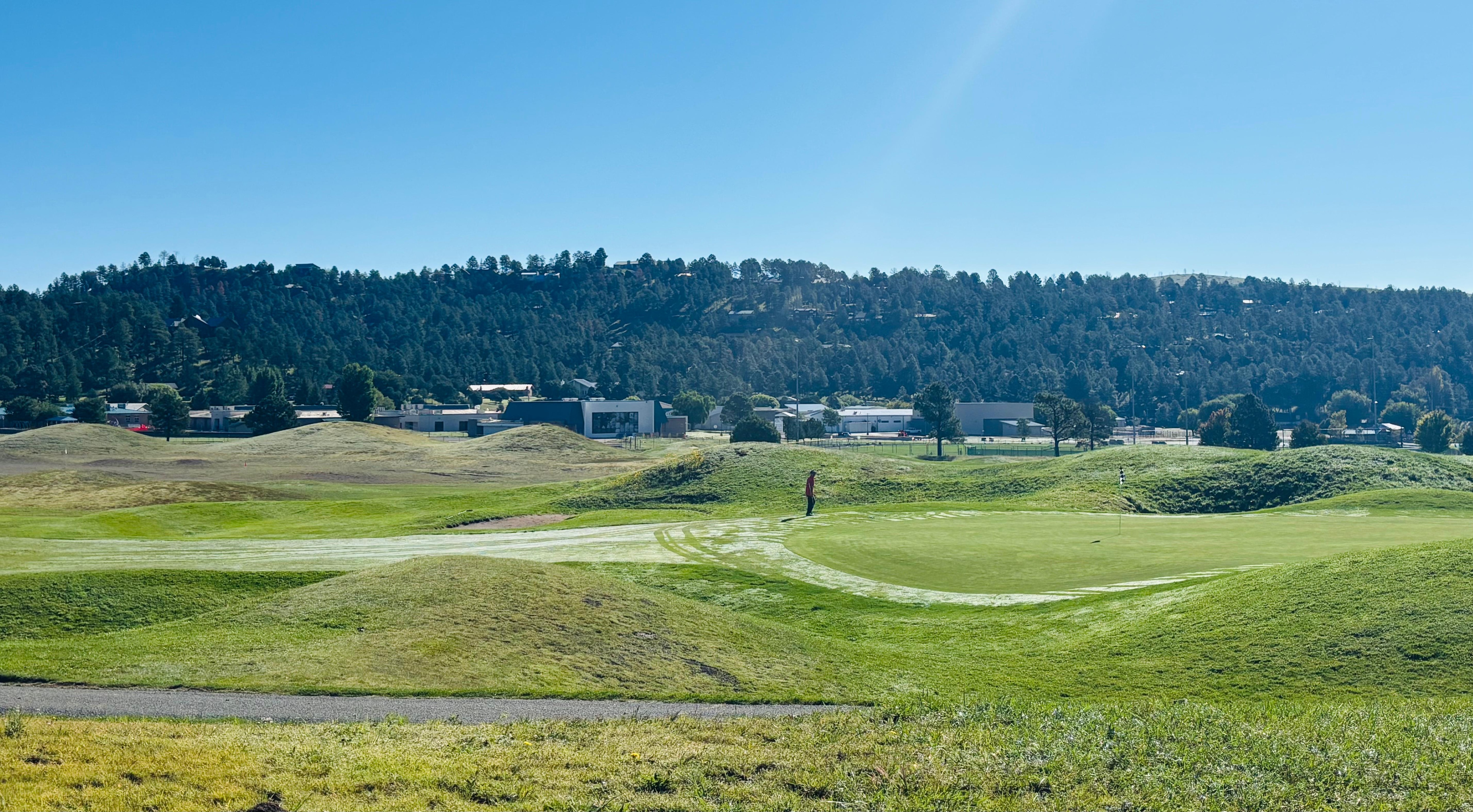 Our view as we went for a morning walk. 